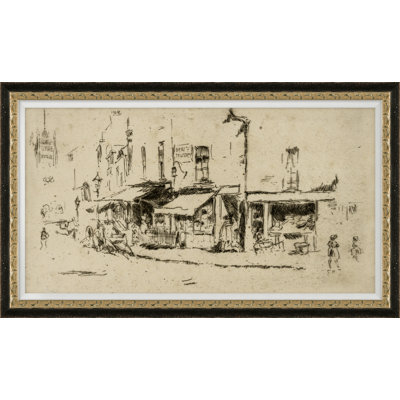 Rochester Row-impression de dessin de cadre photo sur papier