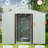 White 6ft X 5ft Outdoor Metal Shed - Galvanized Iron Framework For Stability, Panels, Punched Airflow Vents, Sliding Door With Padlock, Easy Assembly Instructions Robust Build, Coating, Airy Simple-118823216-118823215