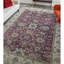 Tapis rouge et ivoire noué à la main de haute qualité