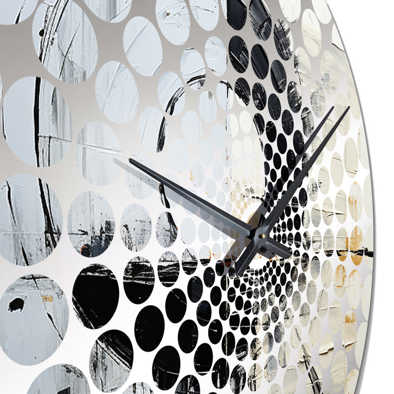 Antonay - Horloge murale peinture abstraite, Petit