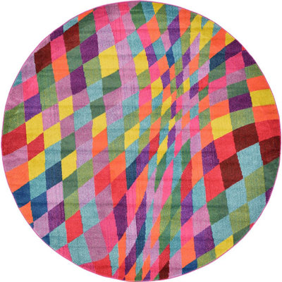 Auyeung Washable Geometric Indoor Rug