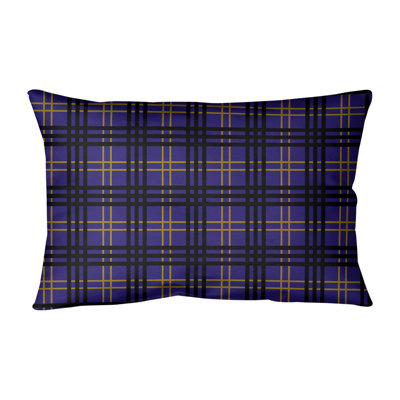 Plaid Reversible Throw Pillow