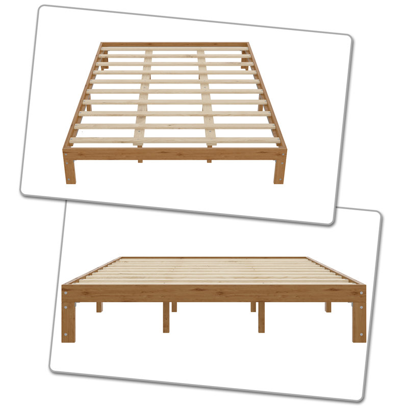 Modern style bed frame with charging ends and adjustable LED lights for bedrooms