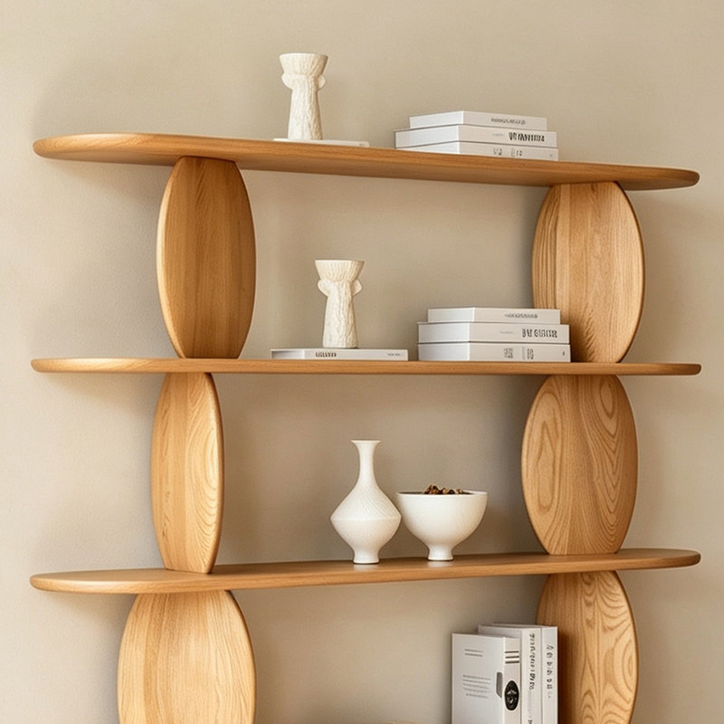Pine Solid Wood Multi Layer Bookshelf, Brown