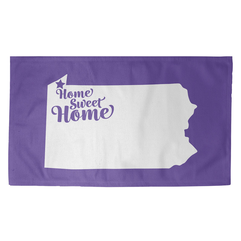 Tapis de la zone mauve de la maison Erie, Rectangle 3 pi x 5 pi
