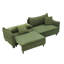 Corduroy With Pillows - Fits Different Room Sizes 3 Bed Soft Cushions & Living Essential-383321405