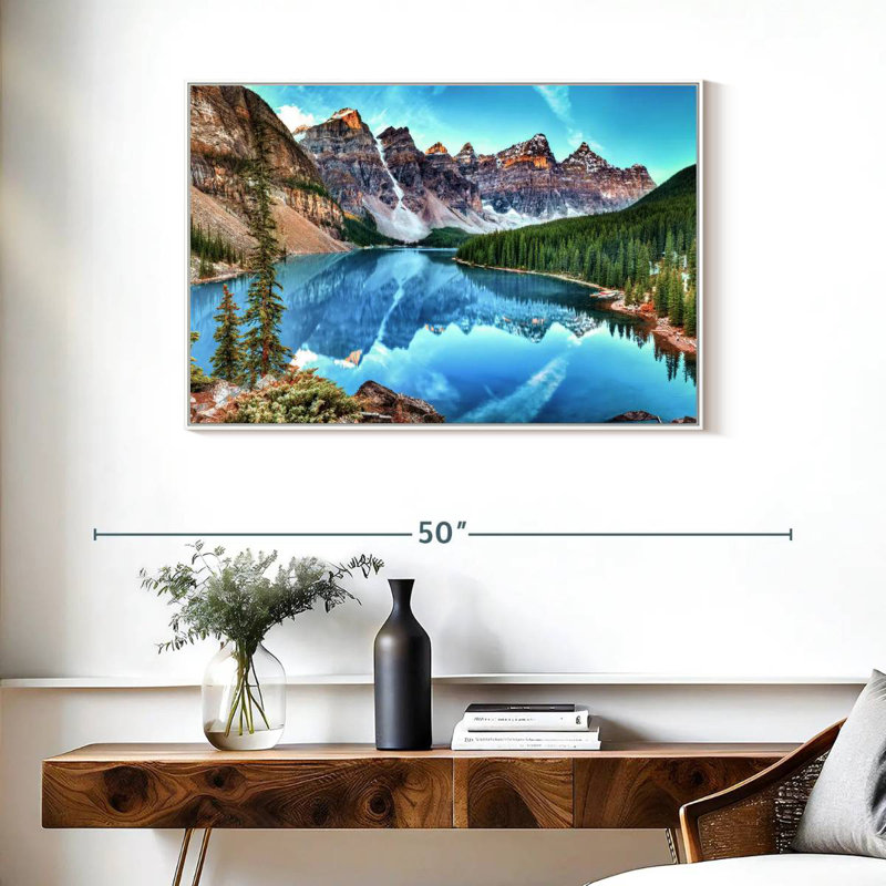 Parc national, Cadre flottant blanc, 37 po x 25 po