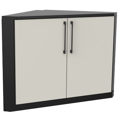 Blackstone Outdoor Kitchen Corner Cabinet with Double Doors and Interior Shelving