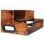 Organisateur de comptoir en bois Rustic