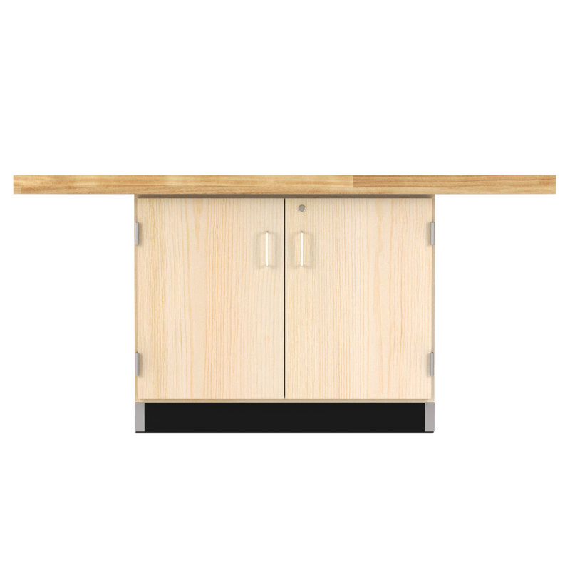 4 postes de travail, H 31,25 po x l 64 po x P 54 po, 0
