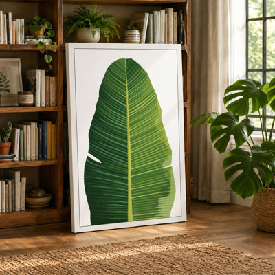 Tropical Leaf Study Botanical - Wrapped Canvas