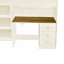 Lit mezzanine double en bois avec garde-robe intégré-1286117685