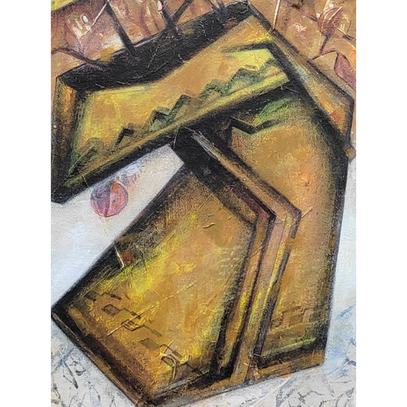 Blossom's Whisper | Mixed Media On Canvas | By Dhananjoy Das