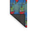 Tapis vert/rose à motifs-2102934381