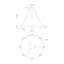 8 - Light Statement Wagon Wheel LED Chandelier-64113361