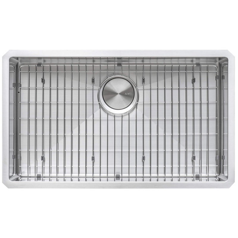 Ruvati 35-inch Undermount 16 Gauge Rounded Corners Large Kitchen Sink Stainless Steel Single Bowl