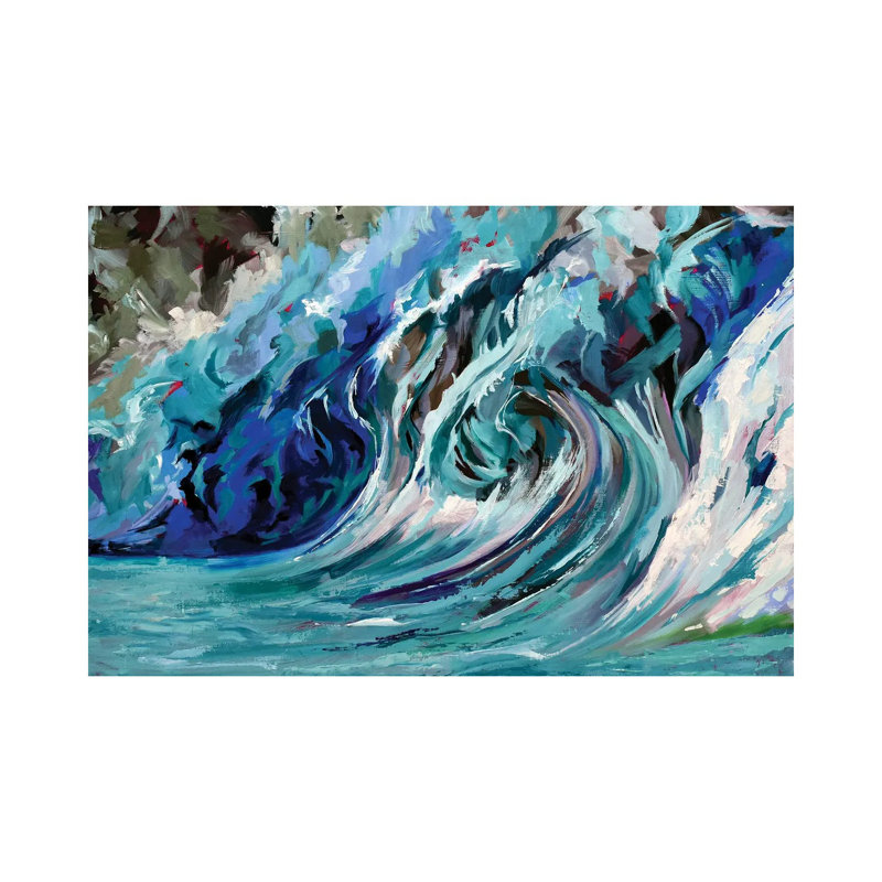 Blue Wave - Wrapped Canvas Gallery-Wrapped Canvas Giclée