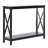 Charo 39.4'' Modern Farmhouse Style Solid Wood Top Rectangular Console Table-1228835488