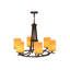 Burgoyne 6 - Light Chandelier