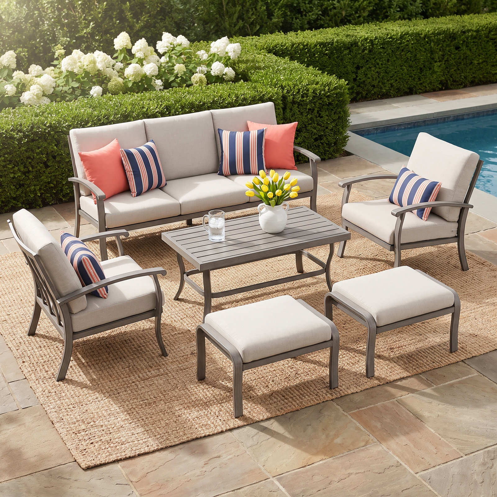 Leigh 5 - Person Patio Seating Group