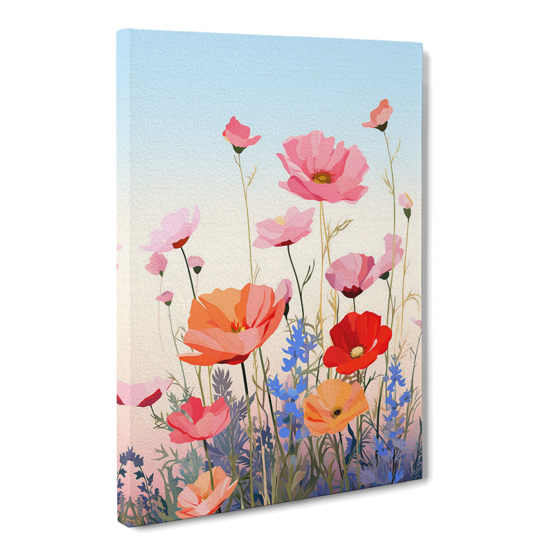 Wildflowers Minimalism No.2 - Print, 50cm H x 35cm W x 3cm D