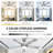 Mercer41 5 Blades Indoor Ceiling Fan with Light Kit and Remote-1345869710-1345869711