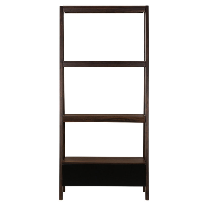 Élégante tablette de rangement 32 po x 17 po x 68 po, économiseur d'espace efficace, tablette de rangement de couleur naturelle 32 po x 17 po x 68 po, solution moderne, grain de bois