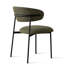 Chaise rembourrée avec pieds en métal-894426337