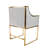 Hatfield Modern Velvet Upholstered Counter Chair with Chrome Frame – Available in Gold or Silver-1375548158