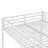 Metal Full XL Over Full XL Bunk Bed for Teens and Adults, Space-Saving, Noise-Reduced, No Box Spring Needed