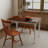 Modern Farmhouse Rectangular Solid Wood Dining Table-737888476