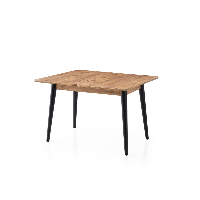 Modern Extendable Dining Table, Atlantic Pine, 39.4 x 23.6 x 29.5 inches (Extended: 47.2 x 23.6 x 29.5 inches) | 100% Melamine Coated Particle Board, Plastic Legs | Durable, Stylish Design for Dining Room & Kitchen