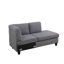 Canapé modulaire 2 pièces gris clair-2089104985