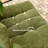 32.28″ Green Armless Bean Bag Chair Lounger Fireside Chair Mid Century Foam Chair, No Assembly Required-1488265395