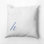 Monogram Design Collection Reversible Throw Pillow