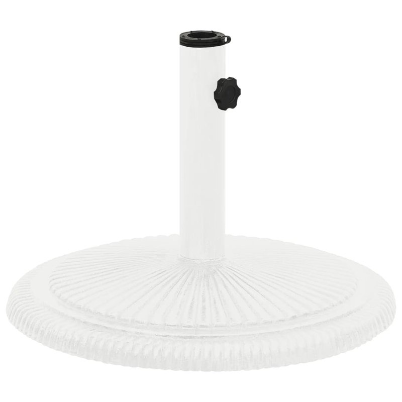 Chippenham Cast Iron Free Standing Umbrella Base, white