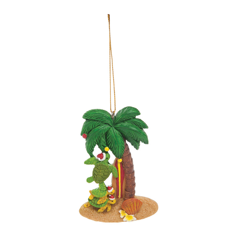 Ornement de noël figurine suspendue palmier