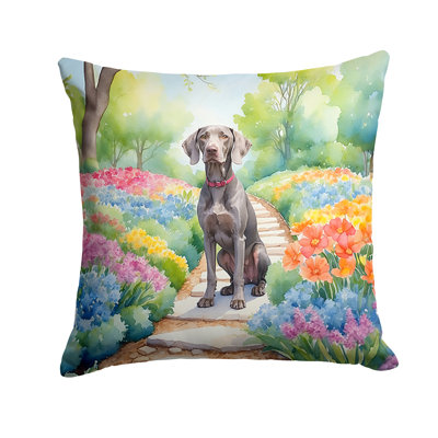 Spring Path Outdoor Throw Pillow