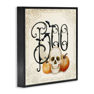Quelque chose de méchant Boo, estampe numérique, design par Nicole Tamarin
