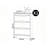 European style ultra-thin storage shoe cabinet