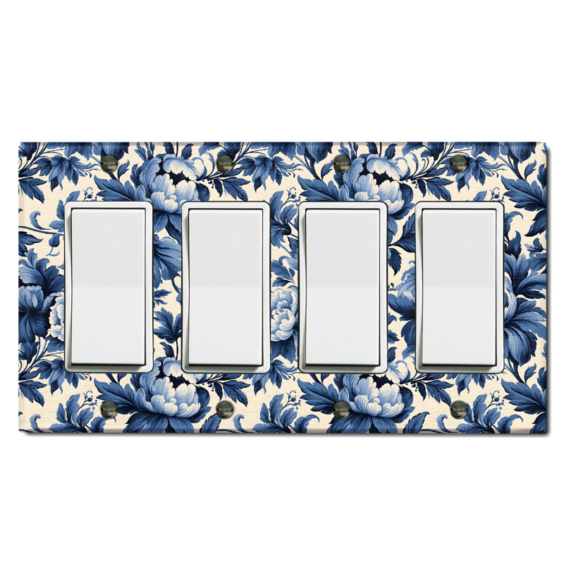 4 - Gang Rocker Standard Wall Plate
