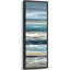 Horizon abstrait sarcelle et sable en couches - impression sur toile encadrée pour chambre principale-1335098652-1335098651