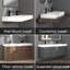FRALIMK 18.9'' Solid Surface Rectangular Bathroom Sink