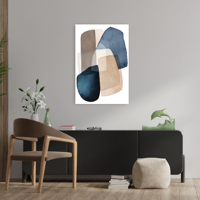 Art contemporain, art contemporain abstrait, H 36 po x l 24 po