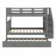Stairway Bunk Bed With Trundle, Storage And Guard Rail-1521782588