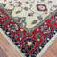 Tapis de couloir unique en laine noué à la main ivoire 2 pi 8 po x 9 pi 8 po Jevon