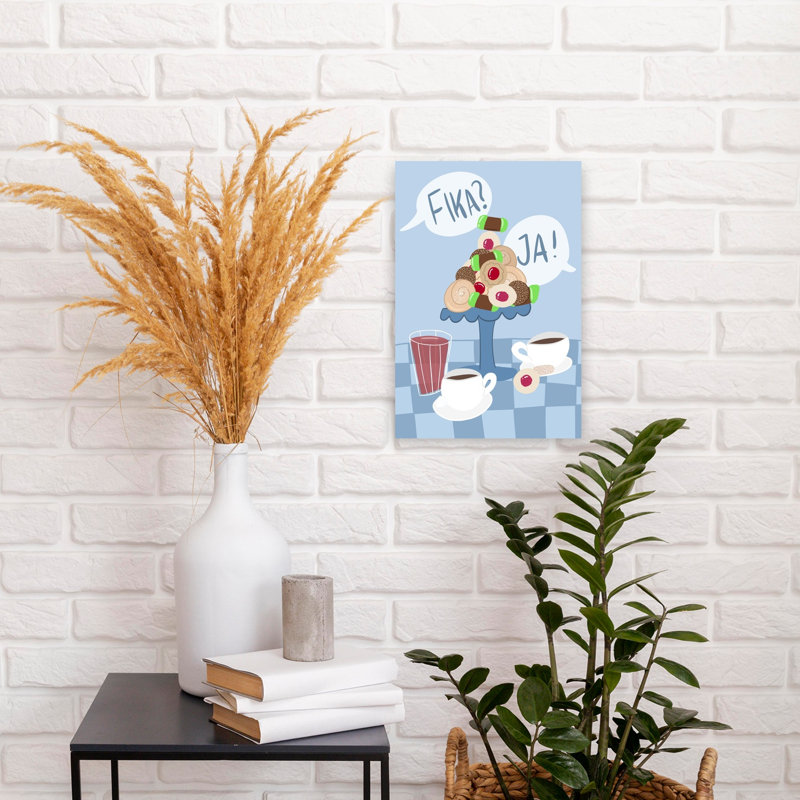 Swedish Fika Delight by Athene Fritsch - Wrapped Canvas Print, 45.72 cm H x 30.48 cm W