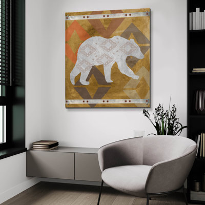 «Bear 3» par Erin Clark, art mural en verre acrylique