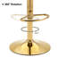 Tabouret de bar pivotant avec dossier Ginko-879315310-882844514