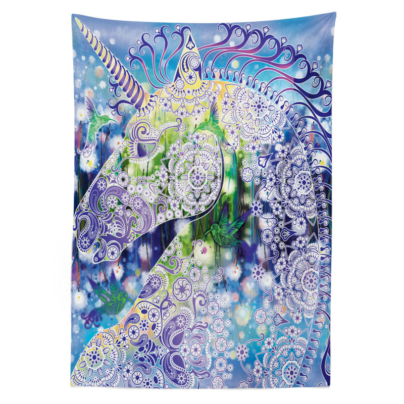Unicorn Tablecloth, 70" x 52"